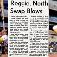 40 years ago this month...Reggie gets his ass kicked.